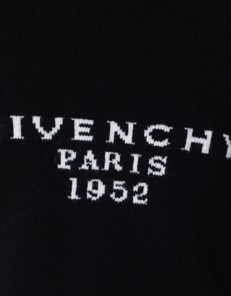 Givenchy ウール カシミヤ ロゴ ジャカード セーター (すべての新品
