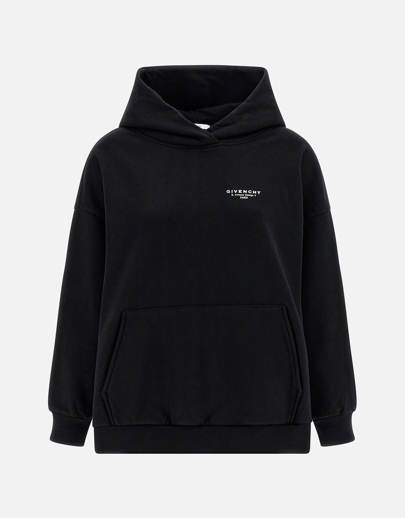 Givenchy Logo Print Oversized Fit Cotton Hoodie (All New In