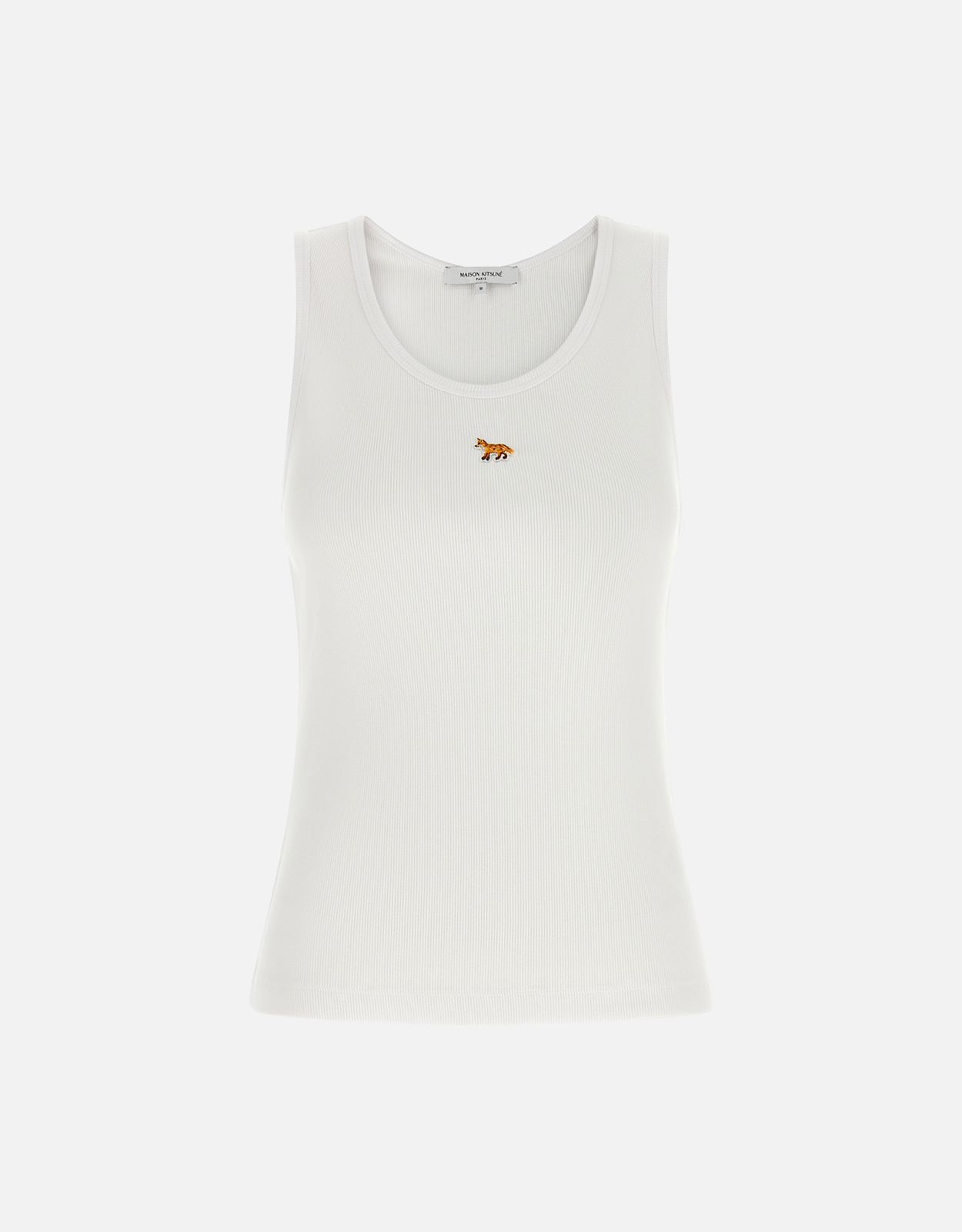 Maison Kitsuné Baby Fox コットン リブ タンクトップ (すべての新品