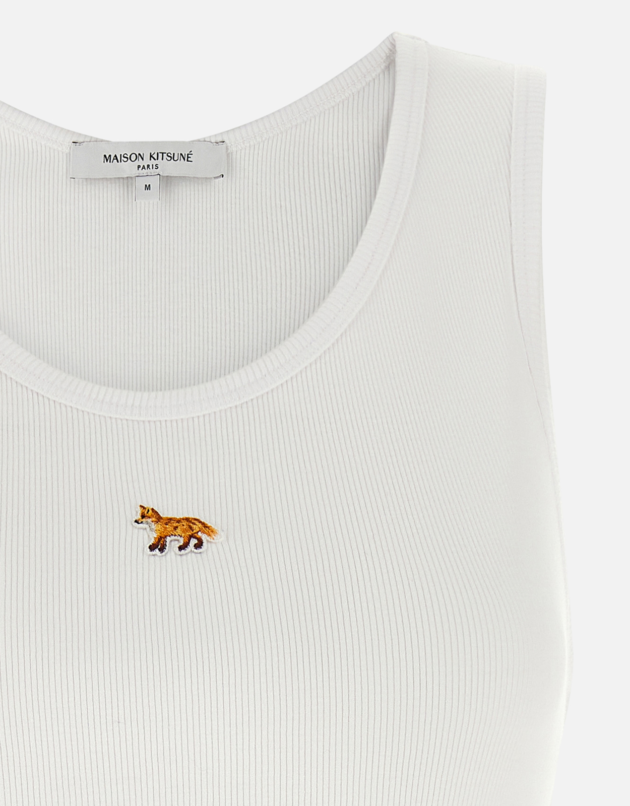Maison Kitsuné Baby Fox Cotton Ribbed Tank Top (All New In) IFCHIC.COM