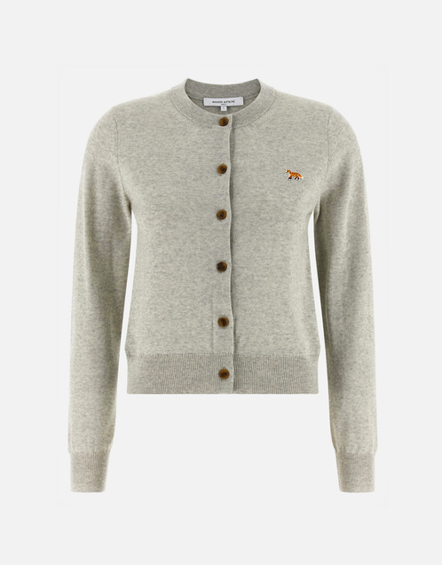 MAISON KITSUNE BABY FOX カーディガン グレー Maison Kitsuné Baby Fox Cardigan (All New In) IFCHIC.COM