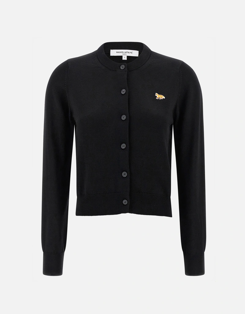 Maison Kitsuné Baby Fox ウール カーディガン (すべての新品) IFCHIC.COM