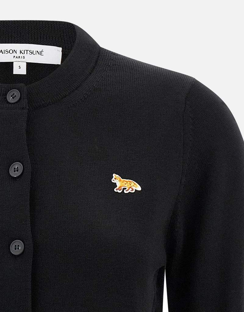 Maison Kitsuné Baby Fox ウール カーディガン (すべての新品) IFCHIC.COM