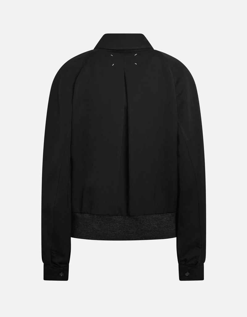 Maison Margiela Wool Virgin Wool Tailored Zip-Up Jacket (All New