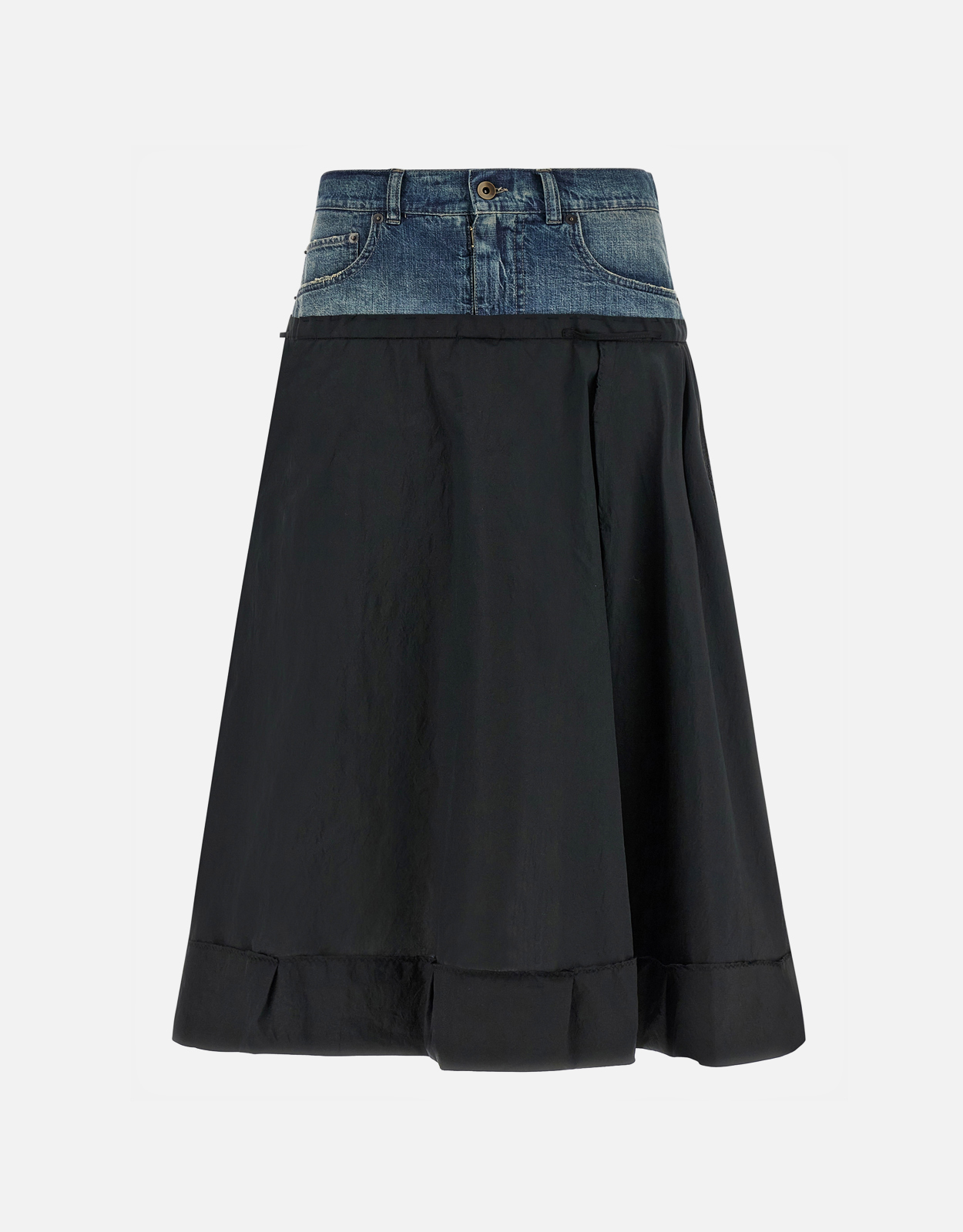 Maison Margiela デニムインサートミディスカート (すべての新品