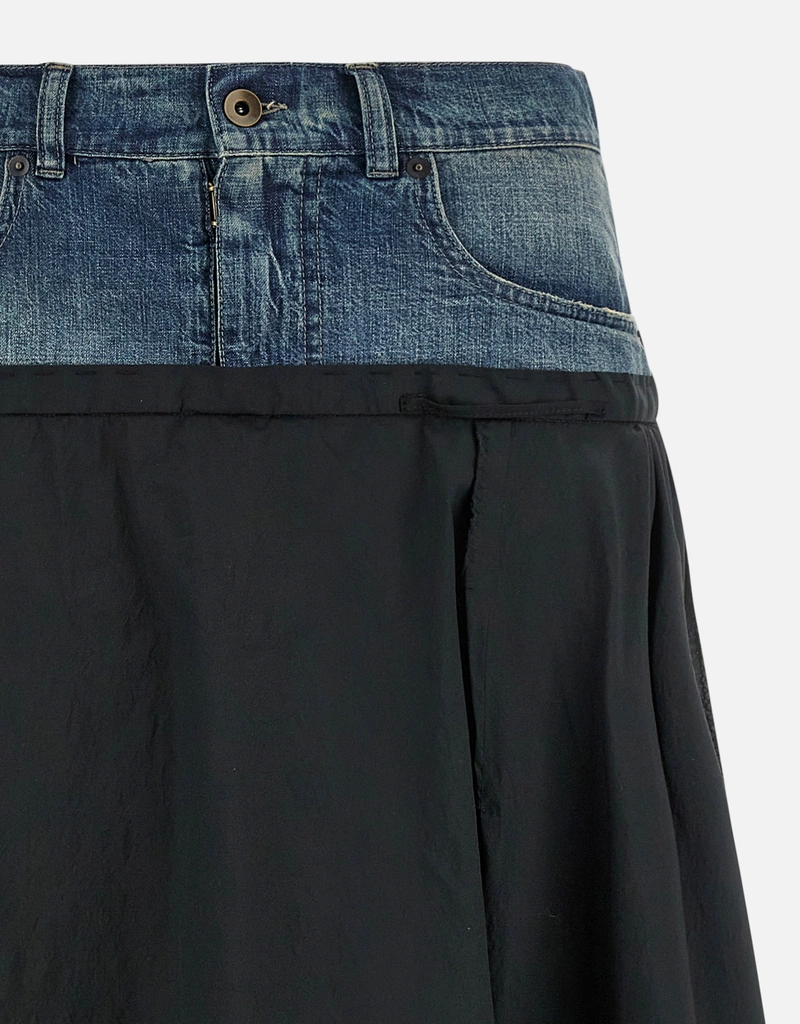 Maison Margiela デニムインサートミディスカート (すべての新品