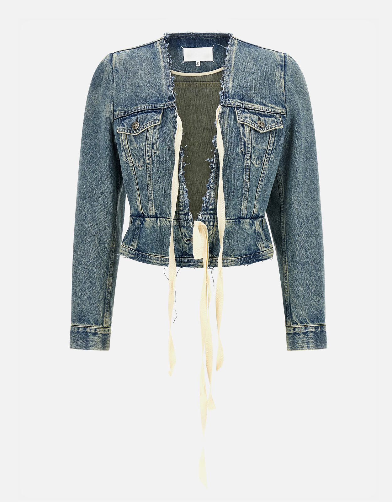 Maison Margiela Maison Margiela Stone-Washed Cotton Denim Jacket - IT 34　メゾン マルジェラ ストーンウォッシュ コットン デニム ジャケット - IT 34