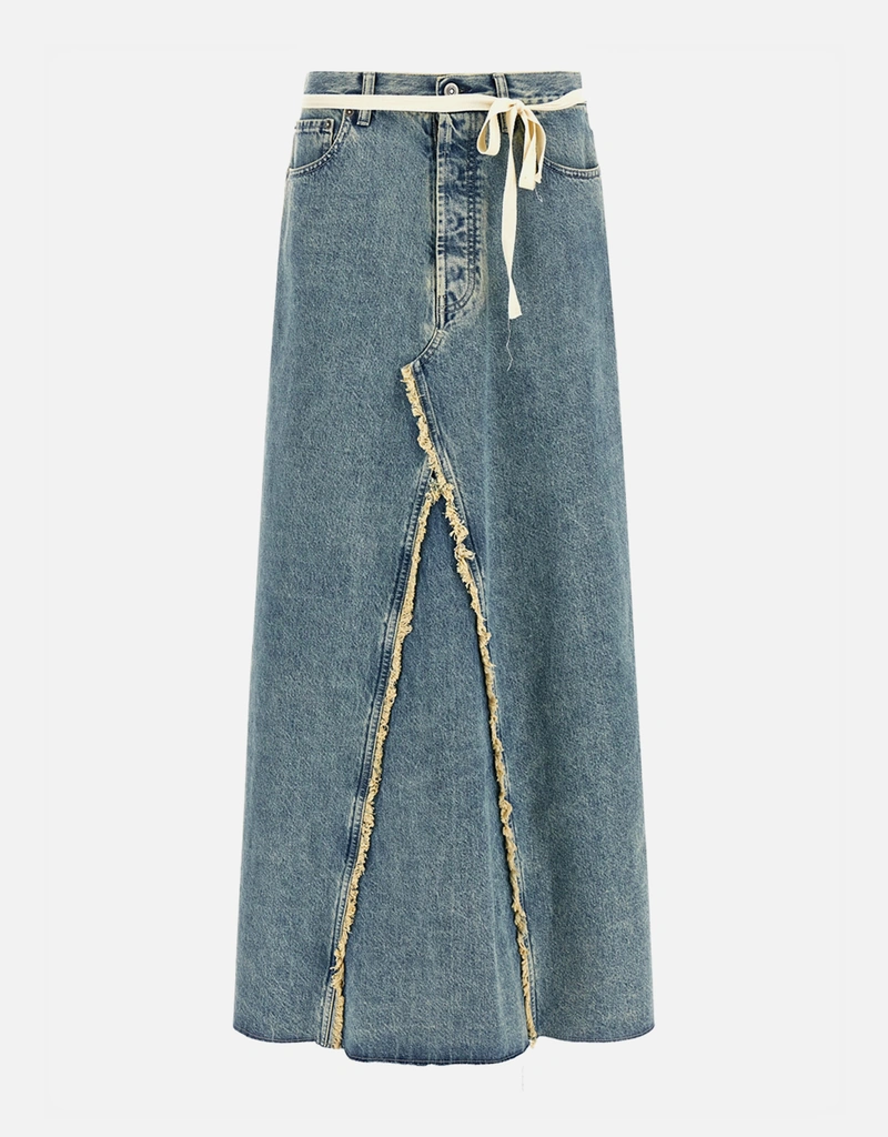 Maison Margiela ストーンウォッシュコットンデニムスカート (すべての