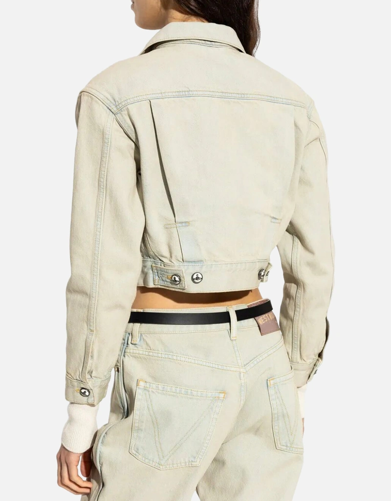 Vivienne Westwood マーレン クロップド デニムジャケット (すべての