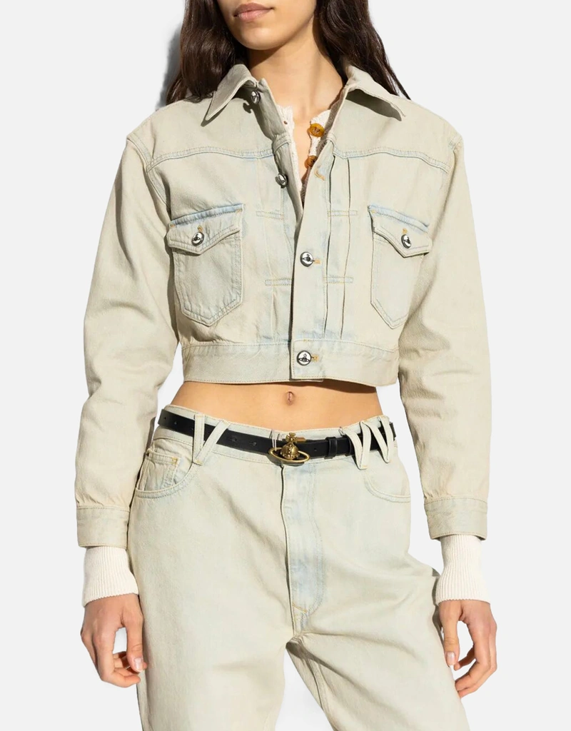 Vivienne Westwood マーレン クロップド デニムジャケット (すべての