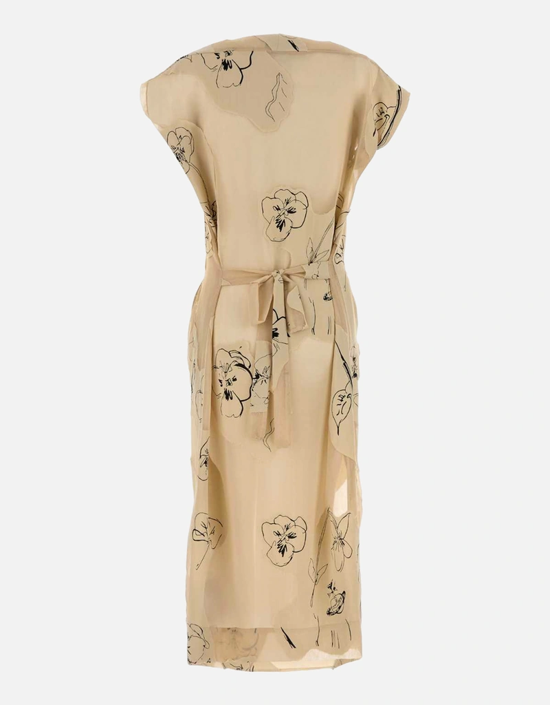 Vivienne Westwood Ionian Printed Jersey Asymmetric Dress (All New In)  IFCHIC.COM
