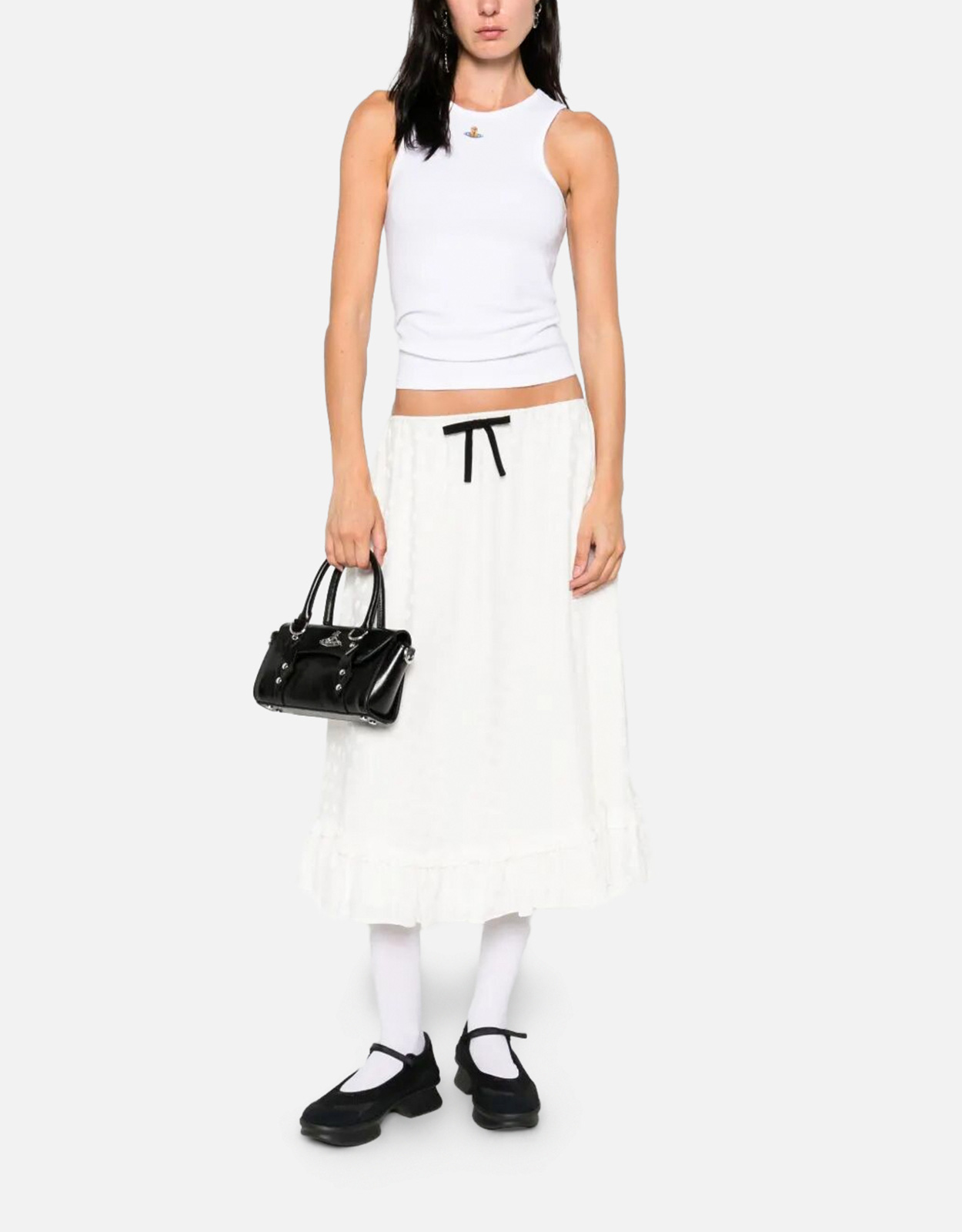 Vivienne Westwood オーブ装飾リブタンクトップ (すべての新品) IFCHIC.COM