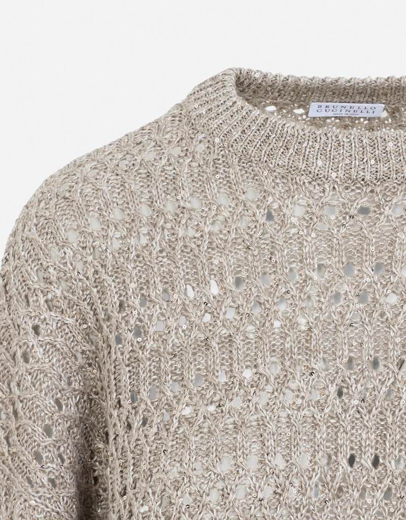 Brunello Cucinelli Linen Sweater (All New In) IFCHIC.COM