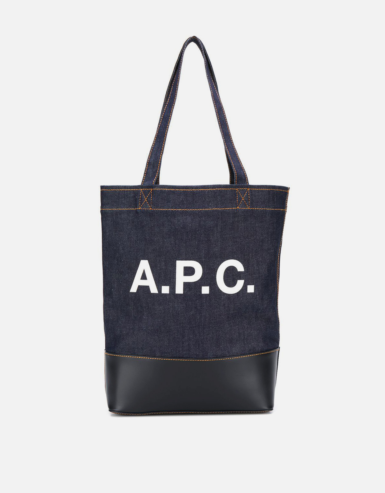 A.P.C. メンズ デニム＆レザートートバッグ () IFCHIC.COM