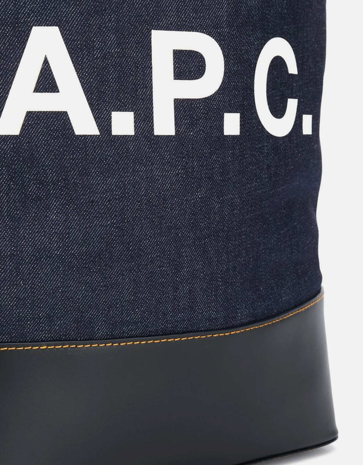 A.P.C. メンズ デニム＆レザートートバッグ () IFCHIC.COM