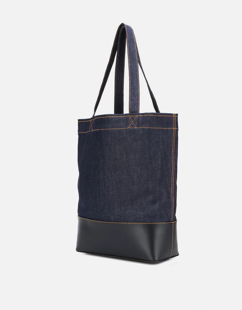 A.P.C. メンズ デニム＆レザートートバッグ () IFCHIC.COM