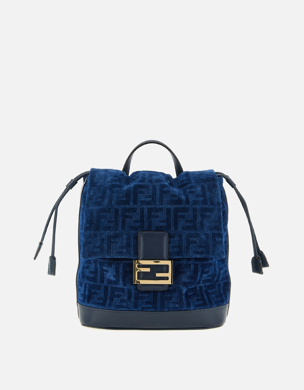 Fendi ブルーフロックドFFデニムバックパック () IFCHIC.COM