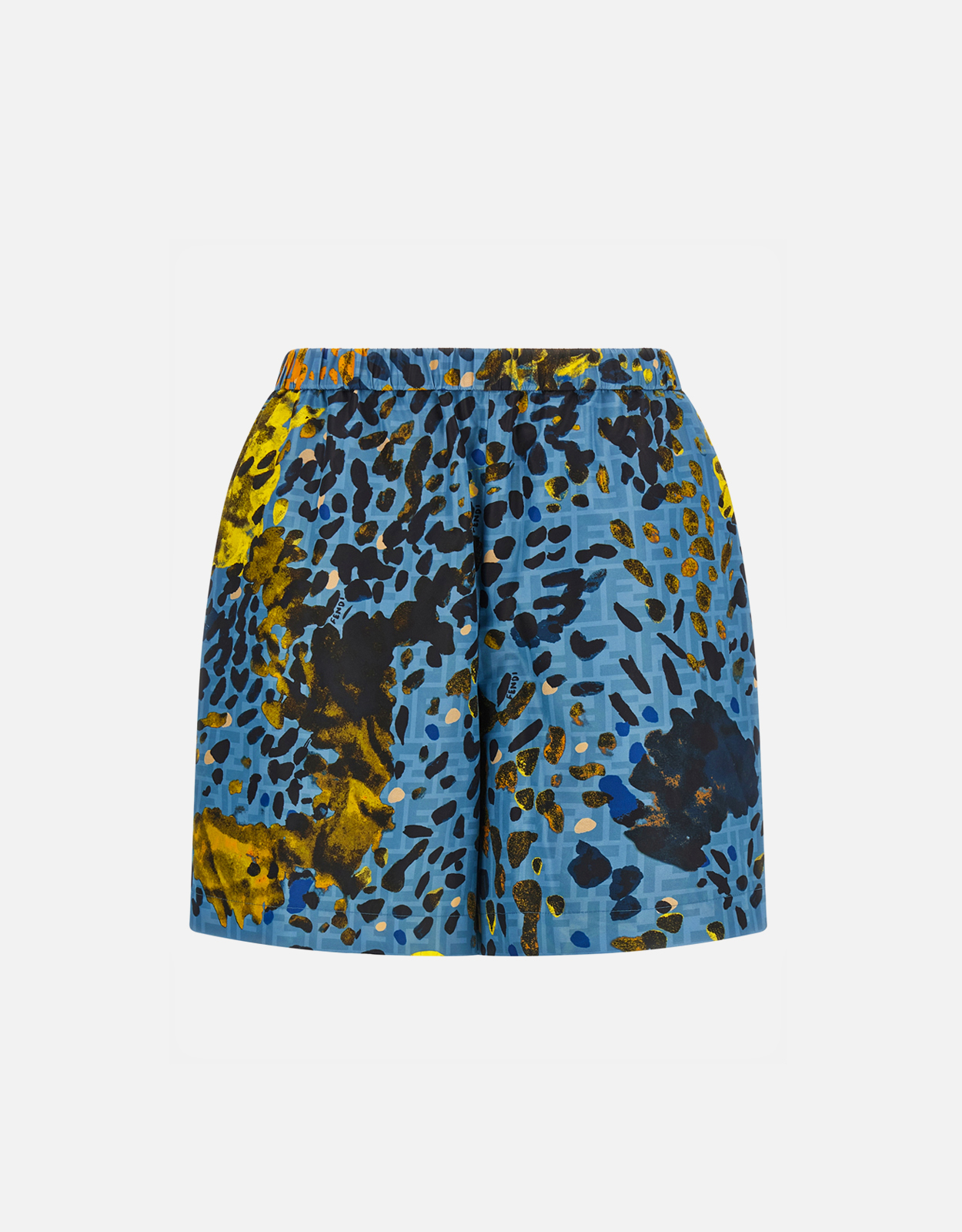 Fendi マルチカラーファーフェナプリントナイロンショーツ (すべての