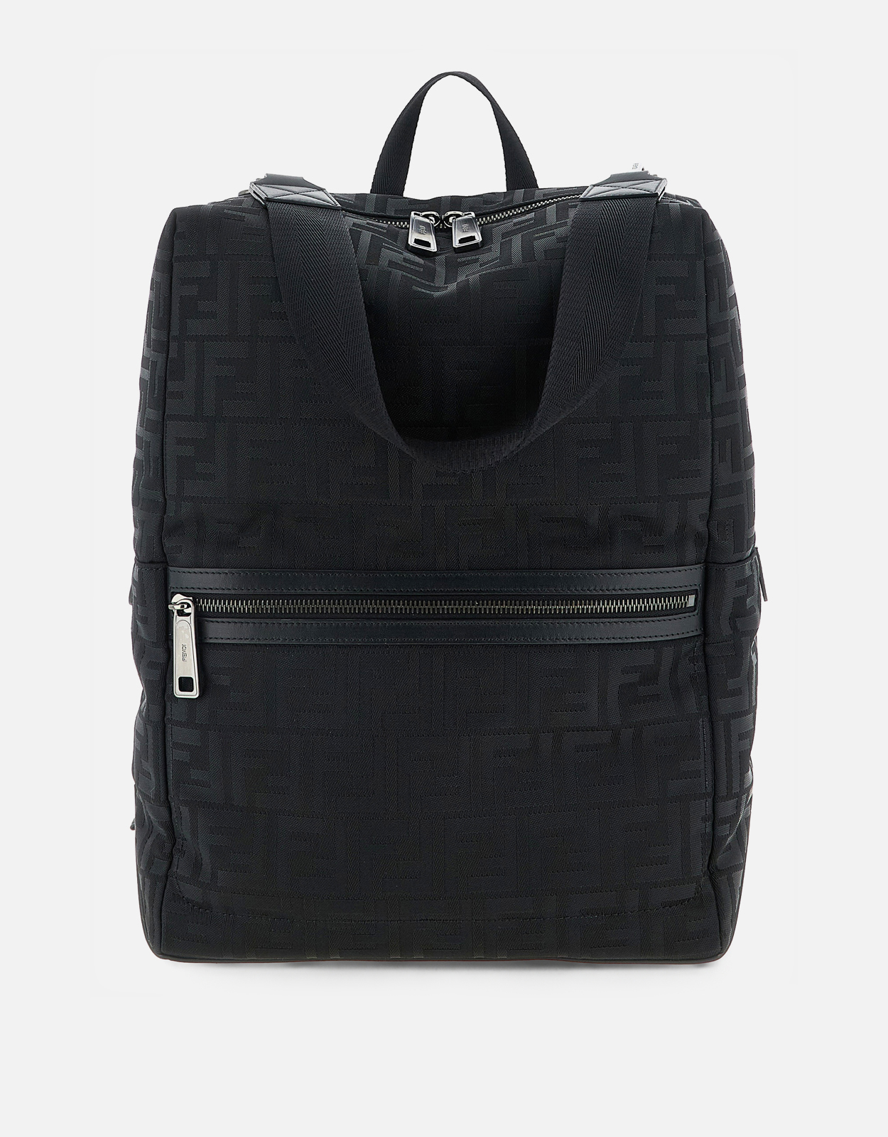 FENDI Fendi Men's Lui Nylon Calfskin Leather Backpack　フェンディ メンズ Lui ナイロン カーフスキン レザー バックパック