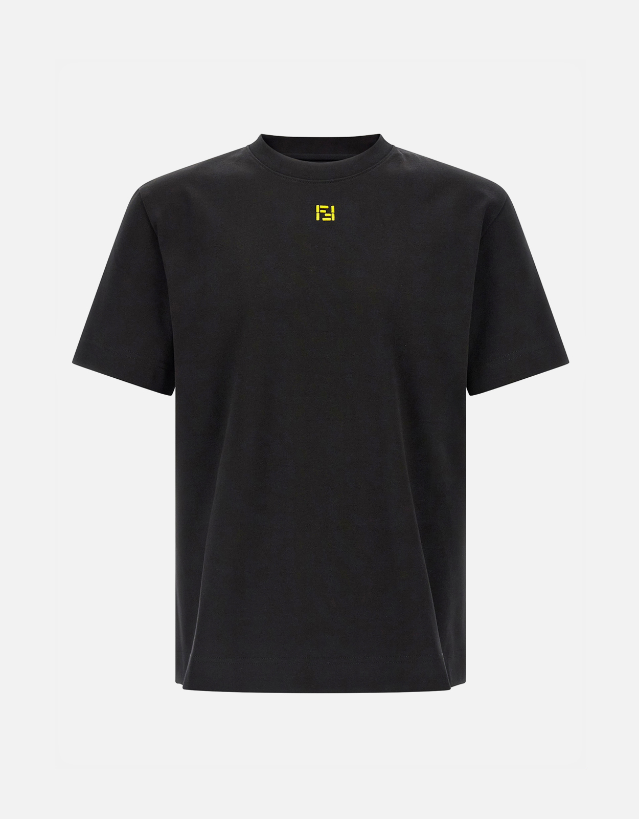 FENDI Fendi Men's Embroidery Cotton T-Shirt - XXS　Fendi メンズ エンブロイダリー コットン T シャツ - XXS