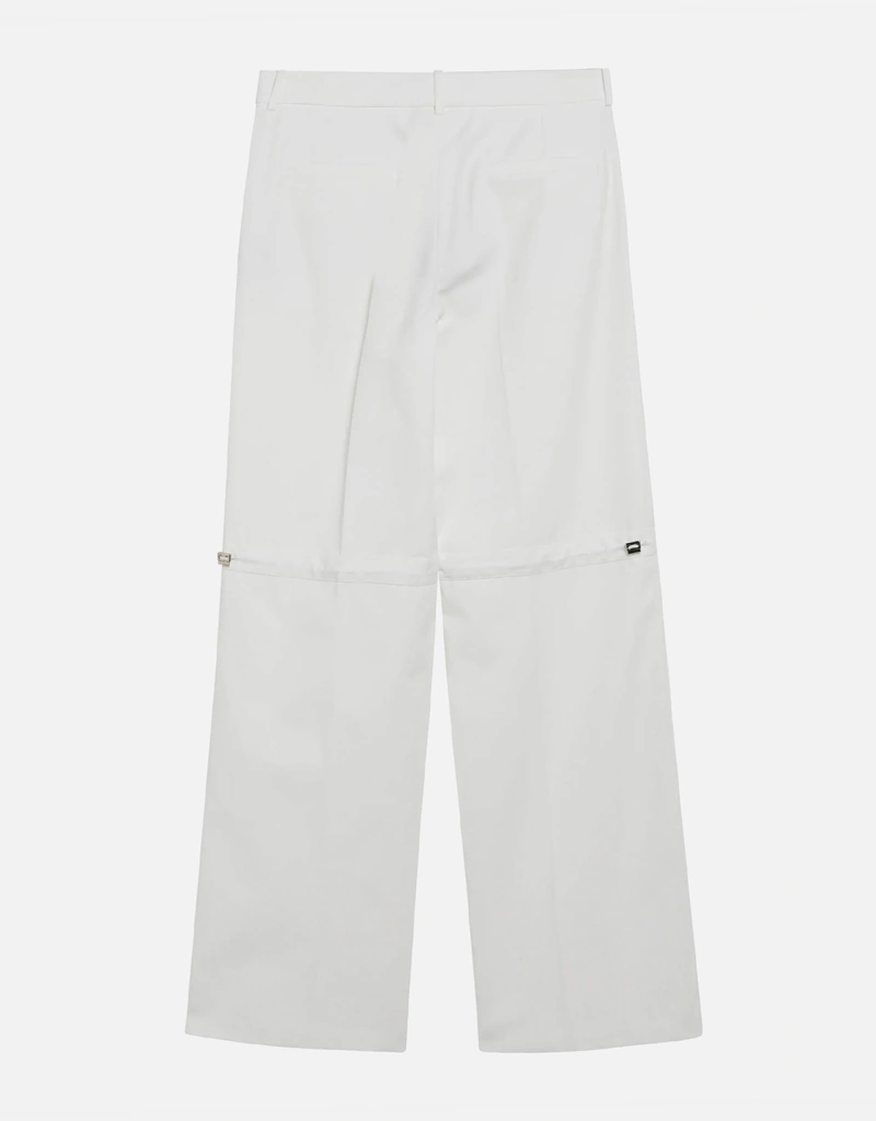 六*ん様 FENDI ホワイト カーゴパンツ FENDI (フェンディ) モノグラムロゴ パンツ メンズ S M L 1XL パンツ