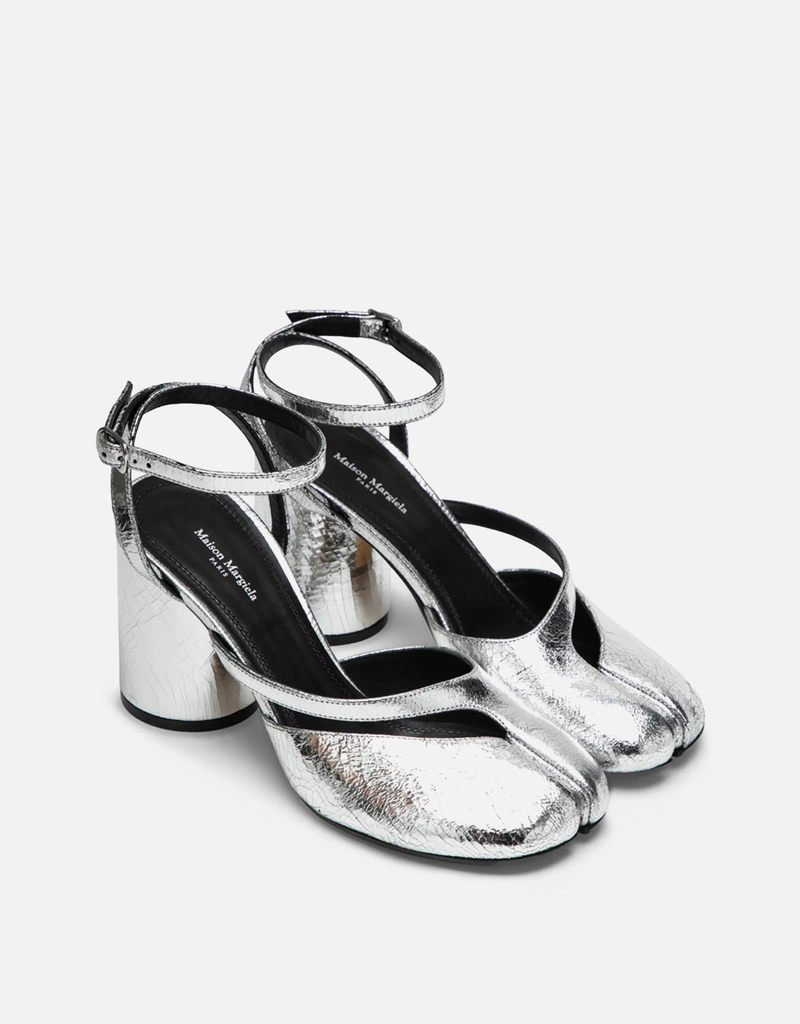 MAISON MARGIELA TABIブロークンミラー　シルバー23CM Tabi Mirror Boots Silver | Maison Margiela