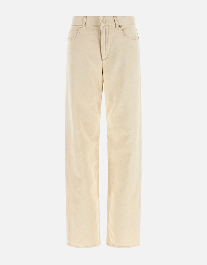 Fendi FF Reverse Cotton Linen Jeans (All New In) IFCHIC.COM