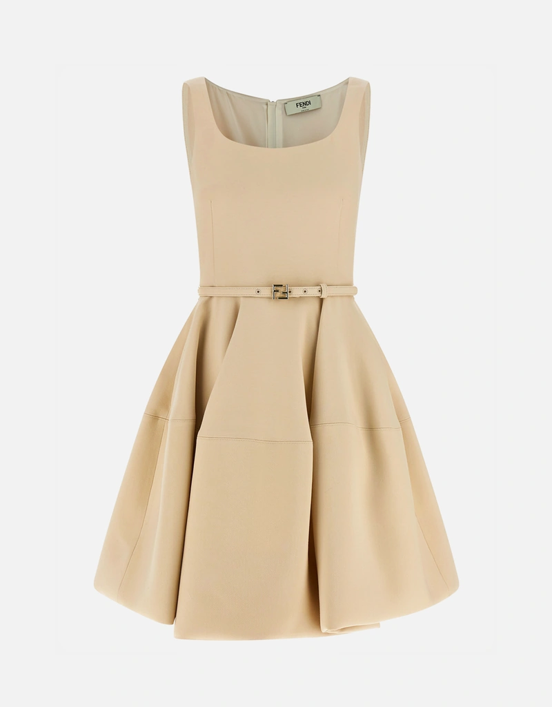 fendi gold dress Designer Fendi silk Anarkali Gown main image 1