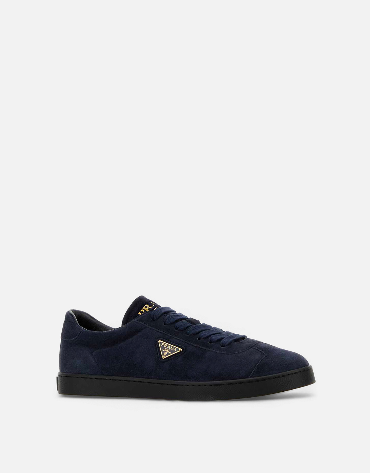 PRADA ブルースエード スニーカー Prada メンズ ダークブルースエードスニーカー () IFCHIC.COM