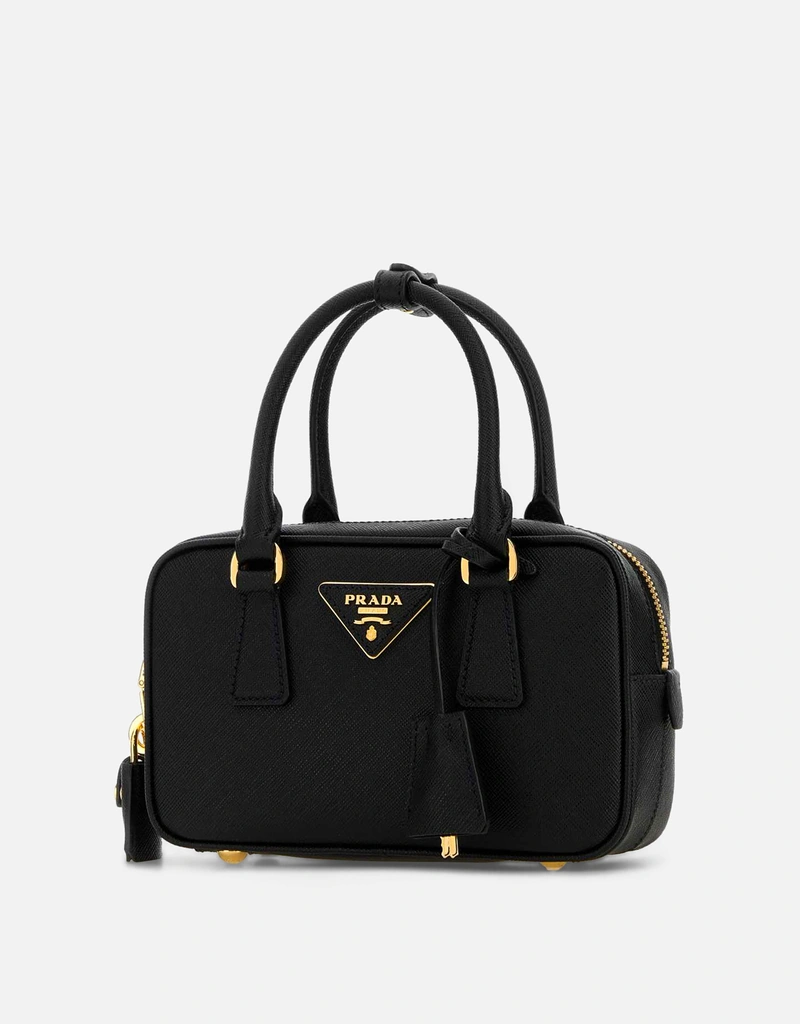 ✨良品✨　PRADA ビジネス　ハンドバッグ　レザー　革　　黒　レザー ☆PRADA / プラダ☆ サフィアーノ レザー バッグ 2VG047 (PRADA バッグ