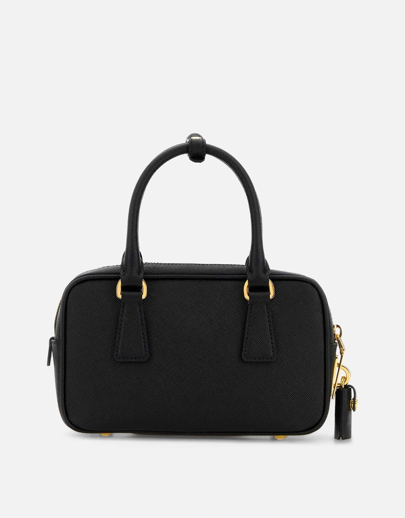PRADA ブラック ハンドバッグ 中型 Prada ブラックレザー ハンドバッグ () IFCHIC.COM