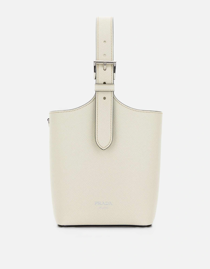 Prada ホワイトレザーショルダーバッグ () IFCHIC.COM