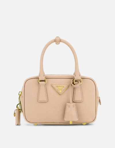 PRADA ベージュ レザーハンドバッグ Prada ベージュレザーハンドバッグ () IFCHIC.COM