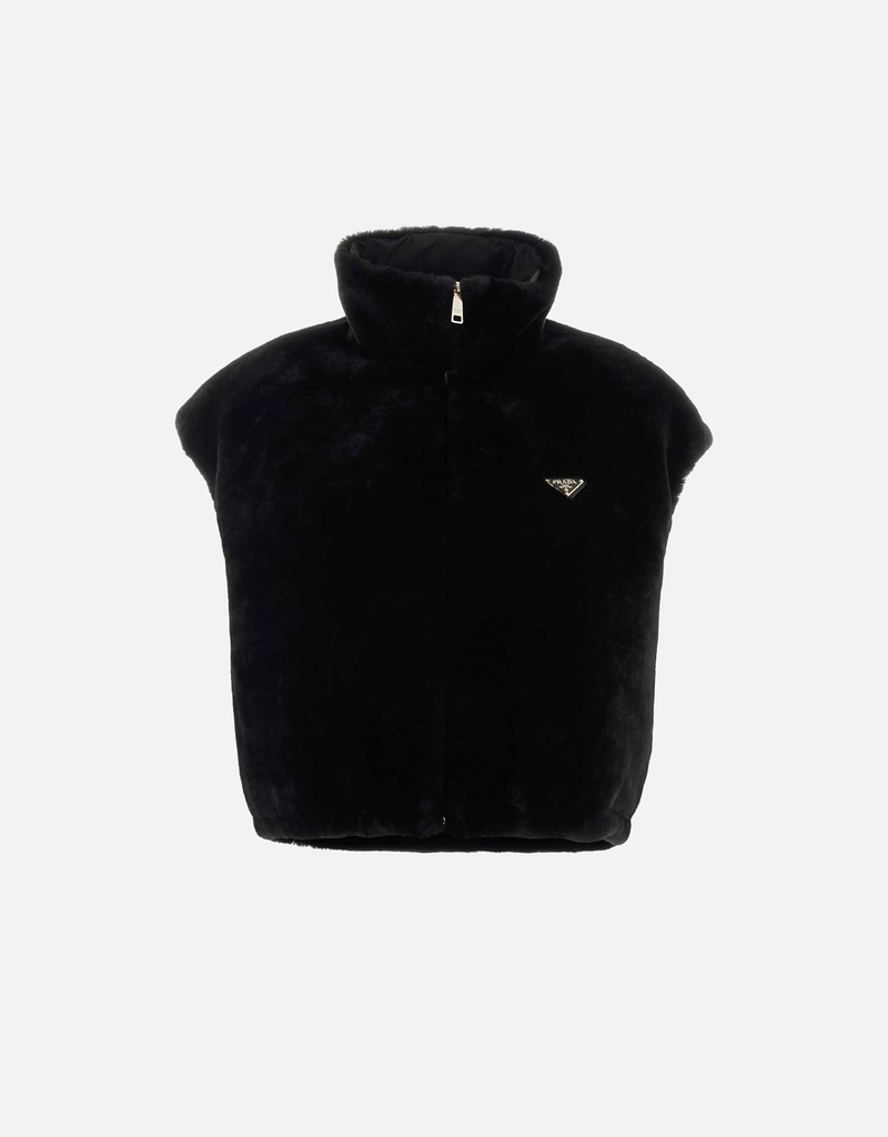 Prada ハイネックジップ付きジレ (すべての新品) IFCHIC.COM
