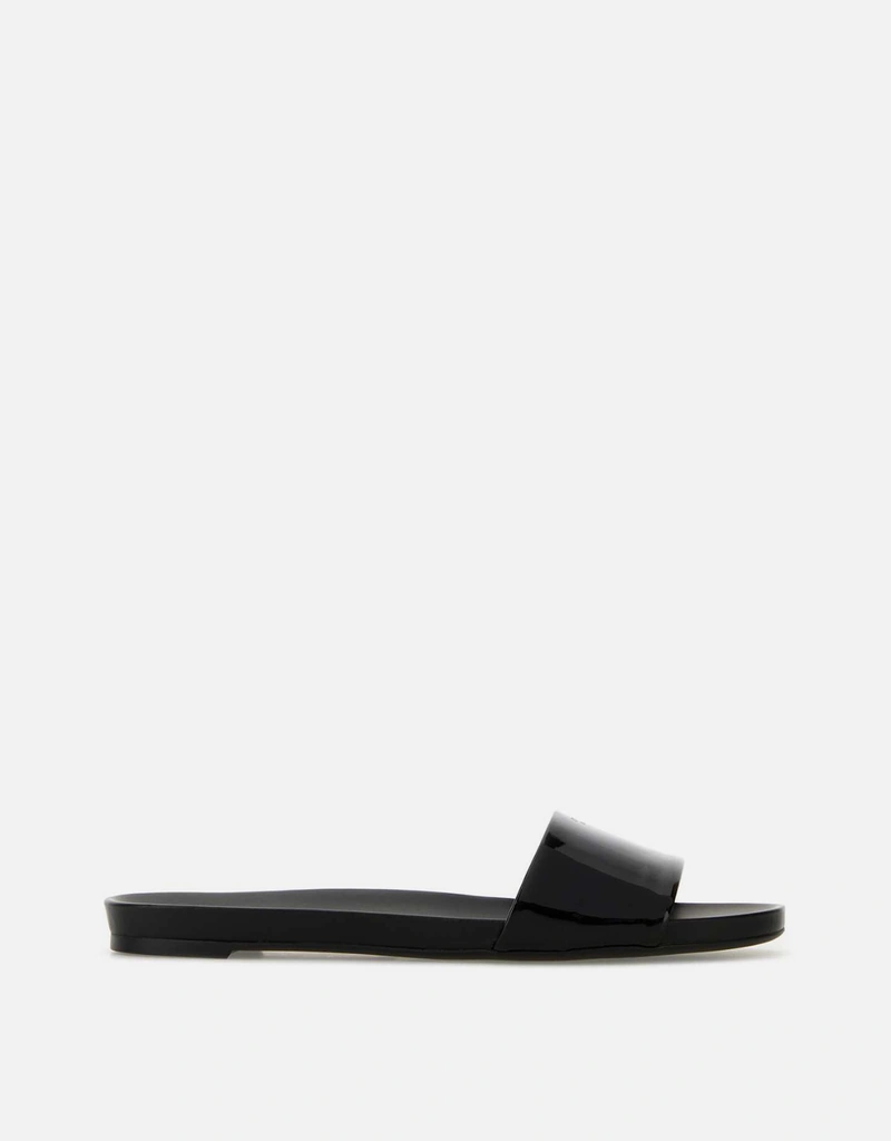 Prada ブラックレザー スリッパ () IFCHIC.COM