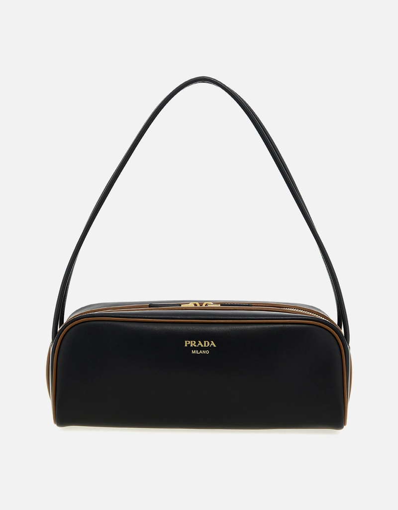 Prada プラダ スウィング カーフスキンレザー ショルダーバッグ
