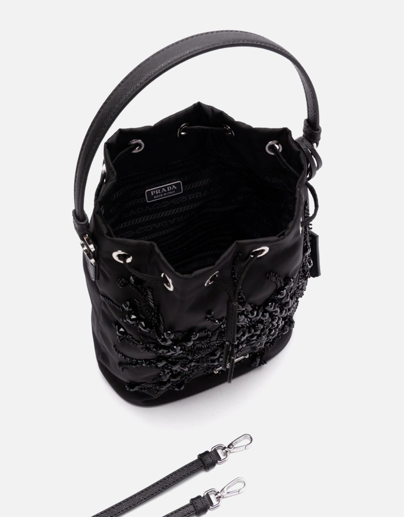 Prada ミニバッグ刺繍入り (ミニバッグ) IFCHIC.COM