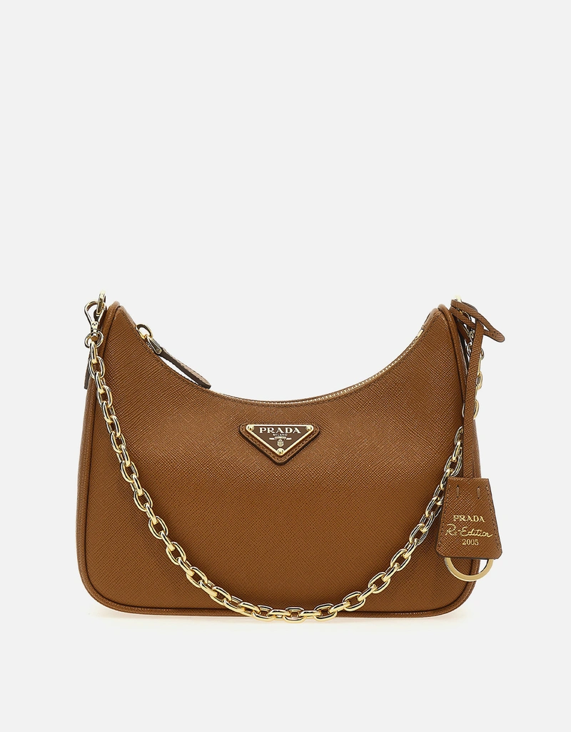 Prada Re-Edition 2005 カーフスキンレザーショルダーバッグ () IFCHIC.COM