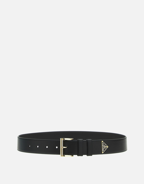 Prada トライアングルロゴ カーフレザー ベルト () IFCHIC.COM