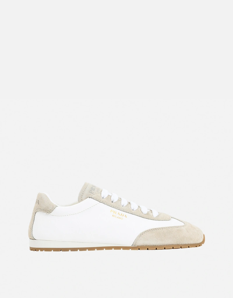 Prada ナッパレザーとスエードのスニーカー () IFCHIC.COM
