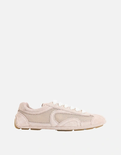 Prada ベージュスエードとメッシュモンテカルロスニーカー () IFCHIC.COM