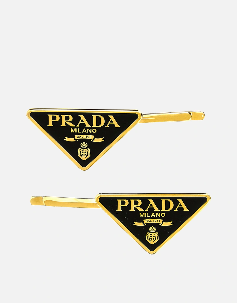 PRADA メタル ヘアピン ブラック Prada メタルヘアピン () IFCHIC.COM