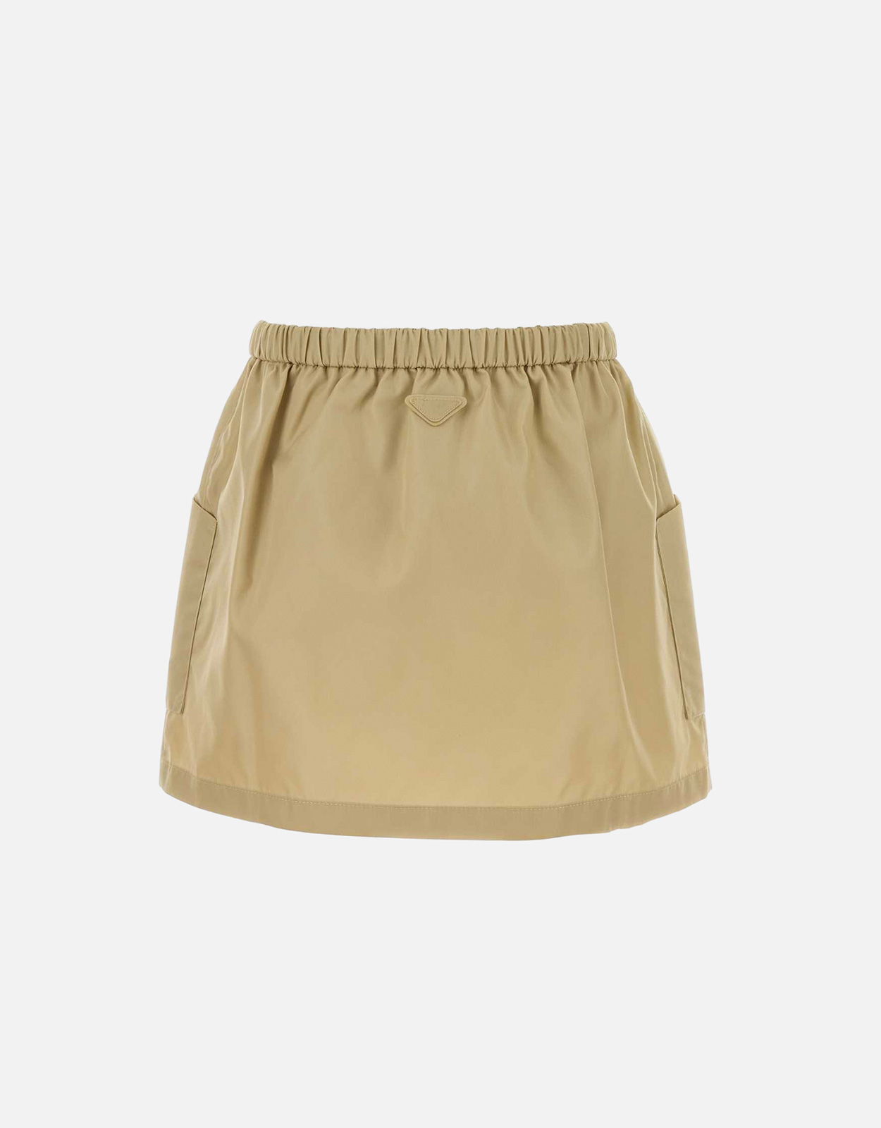 PRADA プリーツスカート　ベージュ　40 Prada ベージュ Re-Nylon ミニスカート (すべての新品) IFCHIC.COM