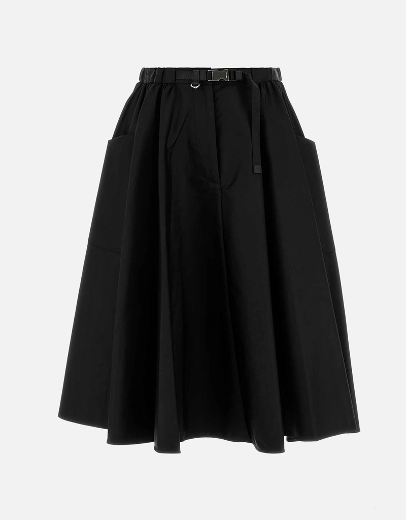 ほぼ未使用品 PRADA バージンウールスカート PRADA/プラダ_Women通販 | プリーツ ラッシュステッチ ウールブレンド
