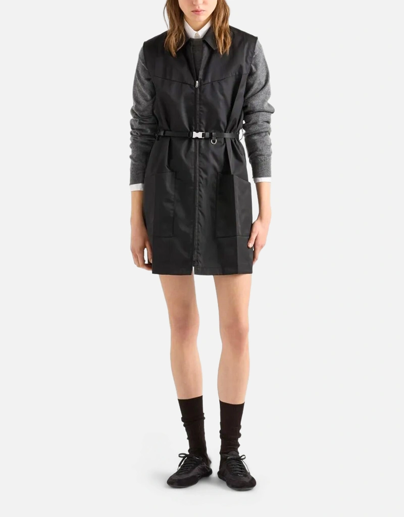 Prada Re-Nylon ミニドレス (すべての新品) IFCHIC.COM