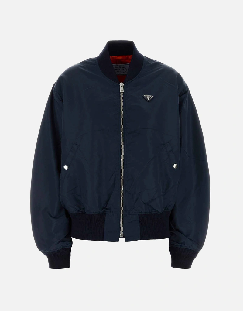 Prada トライアングルロゴ　ボンバージャケット Prada トライアングルロゴボンバージャケット (すべての新品) IFCHIC.COM