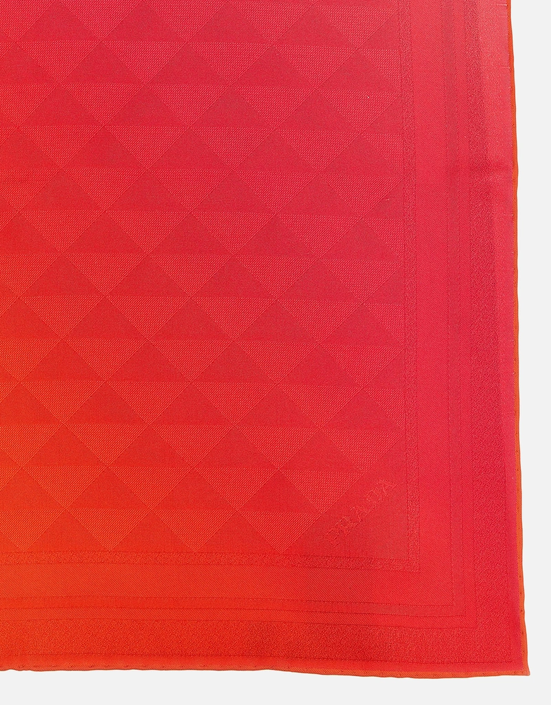 Prada Symbole Silk Printed Twill Scarf () IFCHIC.COM