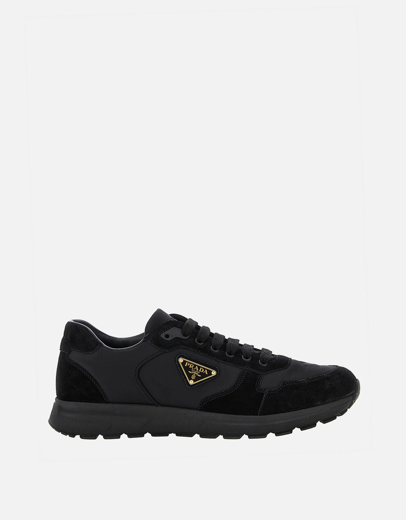 Prada メンズ リナイロン＆スエード スニーカー () IFCHIC.COM