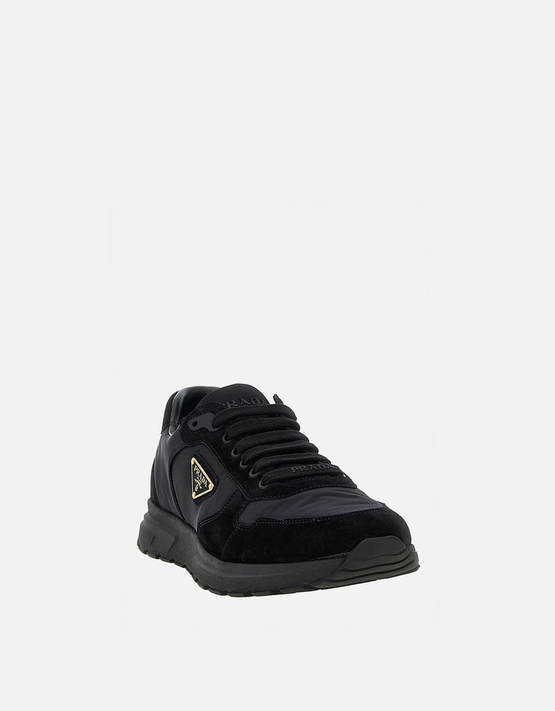 Prada メンズ リナイロン＆スエード スニーカー () IFCHIC.COM
