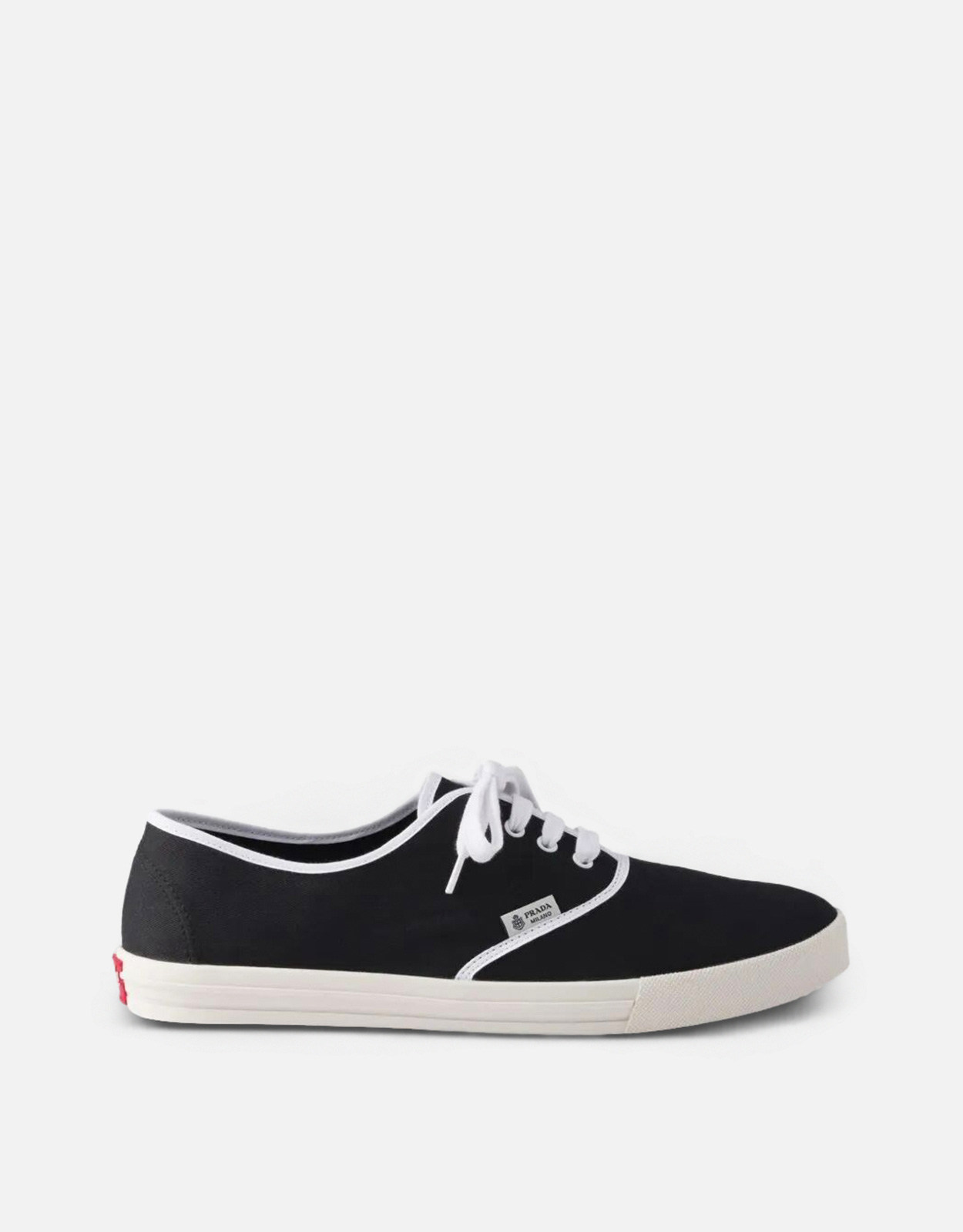Prada Men's Drill Fabric Sneakers - UK 3
